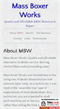 Mobile Screenshot of massboxerworks.com